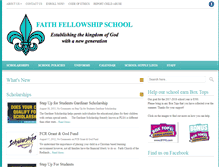 Tablet Screenshot of faithfellowshipschool.org